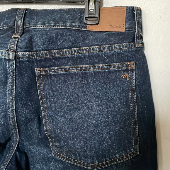 NWT Madewell Jeans Women’s Size 30 Low Rise Dark Wash Perfect Vintage Straight - Picture 4 of 9